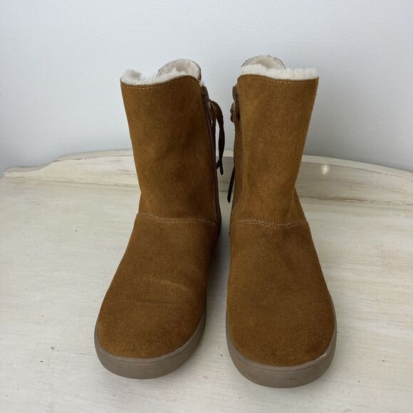 Koolaburra by UGG Shazi Short Tie Womens Size 7 Brown Classic Boots 1019361 Warm - Picture 2 of 12